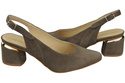 Women's Sandals in Natural Suede Leather - Elegance and Comfort 196 Z ElitaBut