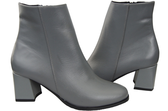 Women's Black Winter Ankle Boots Genuine Leather 214 From ElitaBut