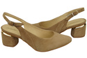 Women's Sandals in Natural Suede Leather - Elegance and Comfort 196 Z ElitaBut