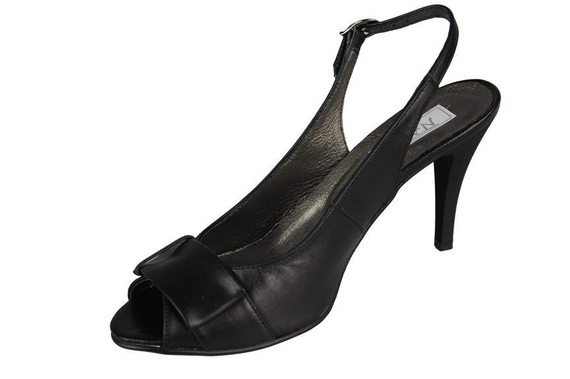 Obuwie Damskie Sandały skóra naturalna Czarne 780 ElitaBut