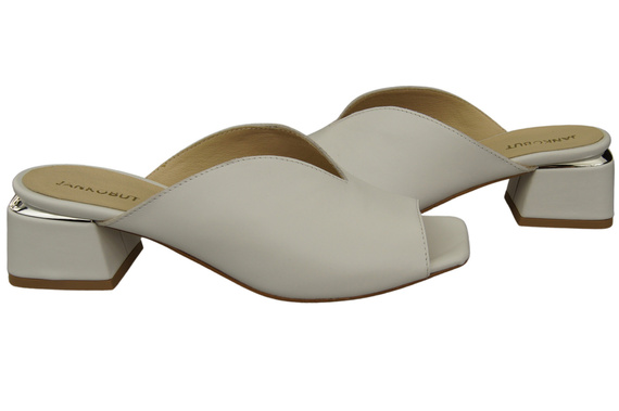 Women's Shoes High-Heeled Flip-Flops Natural Leather 210 ElitaBut