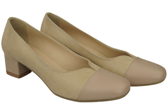 Women's shoes Pumps Natural leather 164 ElitaBut