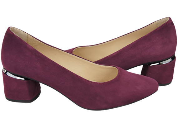 Women's footwear Women's pumps Suede leather 143 ElitaBut