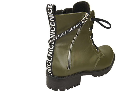 Footwear Boots Women's boots with the inscription NICE Natural Leather 173 L ElitaBut