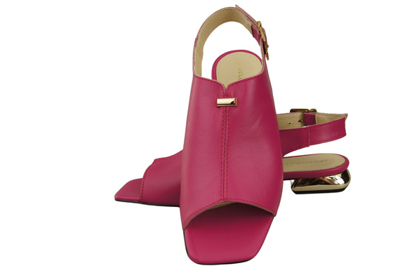 Comfortable Women's Shoes Sandals Flat Gold Heel Natural Leather 207 ElitaBut