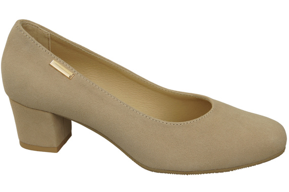 Comfortable Women's Shoes Pumps Natural Suede Leather 172 Z ElitaBut