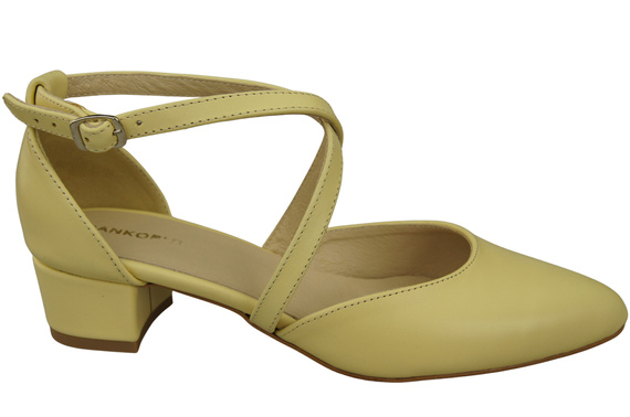 Women’s Leather Sandals with Straps Low Heel 223 ElitaBut