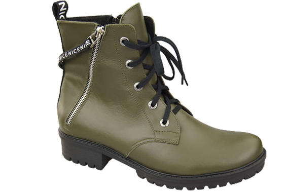 Footwear Boots Women's boots with the inscription NICE Natural Leather 173 L ElitaBut