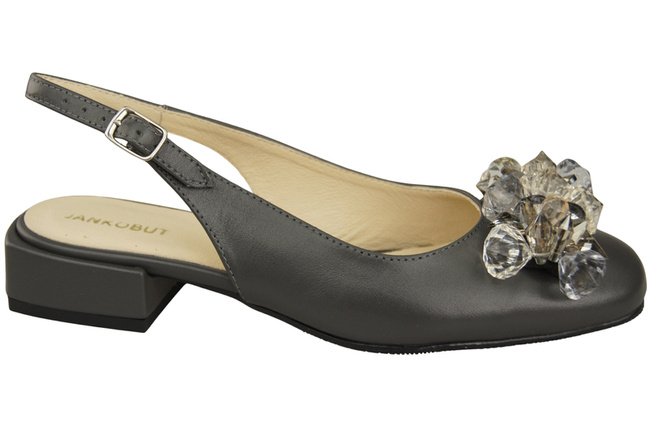 Women's Shoes Sandals with Crystals Natural Leather 215 ElitaBut