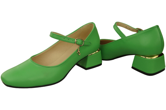 Women's shoes Pumps with a strap, natural leather 202 ElitaBut