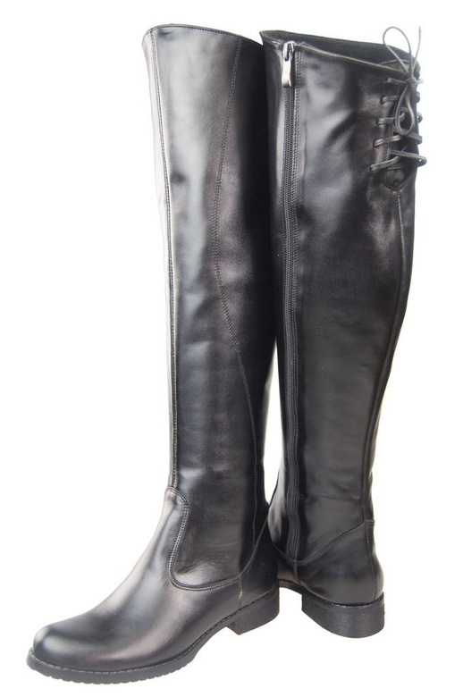 Shoes Boots Women Boots Over the knee boots Over the knee Natural Leather 121 ElitaBut