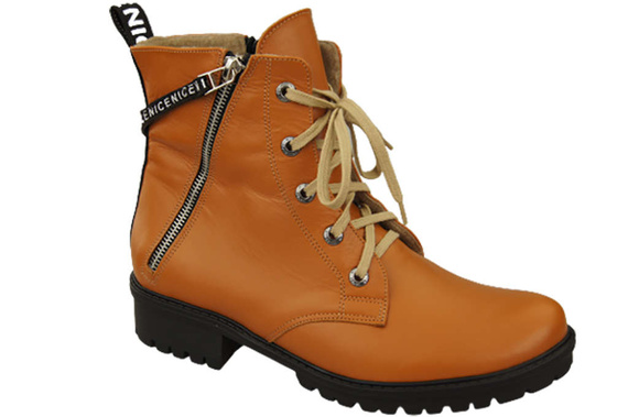 Footwear Boots Women's boots with the inscription NICE Natural Leather 173 Z ElitaBut