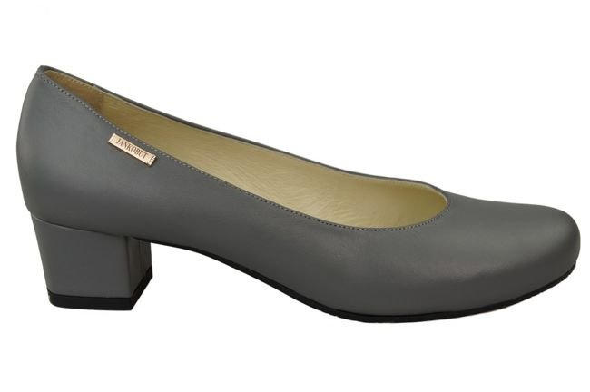 Obuwie Damskie Czółenka Skóra naturalna 116 Popiel ElitaBut