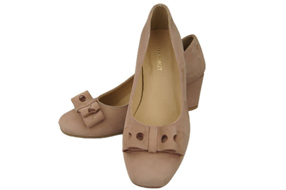 Women's shoes Pumps Natural leather suede 163 ElitaBut