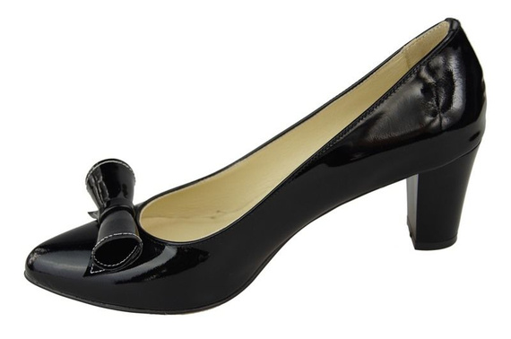 Women's shoes Pumps natural leather Lacquer 975 ElitaBut