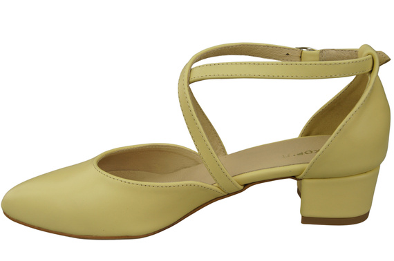 Women’s Leather Sandals with Straps Low Heel 223 ElitaBut