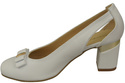 Shoes Women's pumps in Natural Leather with Decorative Heel 199 ElitaBut