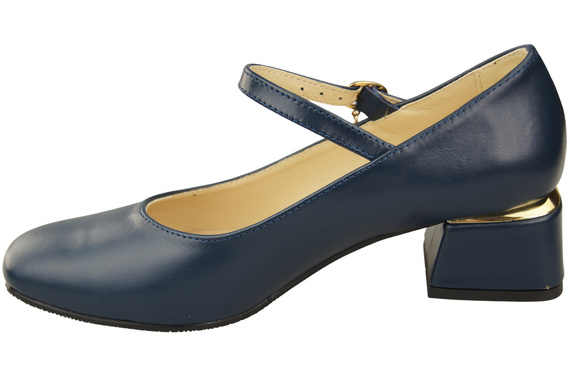 Women's shoes Pumps with a strap, natural leather 202 ElitaBut