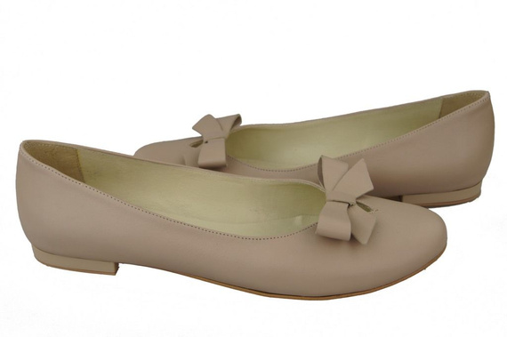 Shoes Ballerinas Women's natural leather 998 ElitaBut