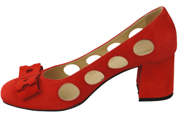 Women's shoes Pumps Natural leather suede 182 ElitaBut