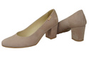 Women's Shoes Pumps Natural Leather Suede 125 ElitaBut