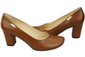 Footwear Classic Women's Natural Leather Almond Nose Dugout 201 ElitaBut