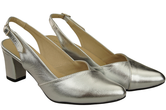 Women's Shoes High Heel Sandals Natural Leather 217 ElitaBut