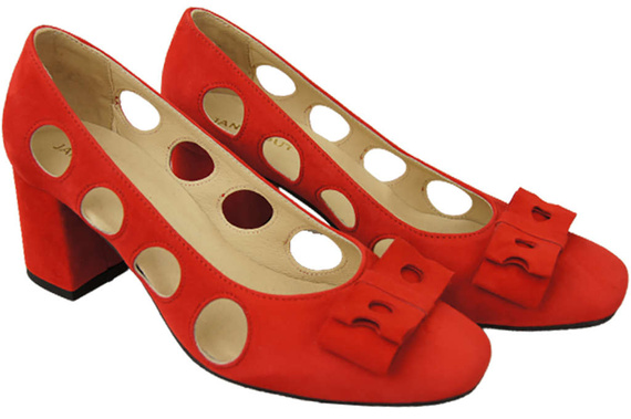 Women's shoes Pumps Natural leather suede 182 ElitaBut