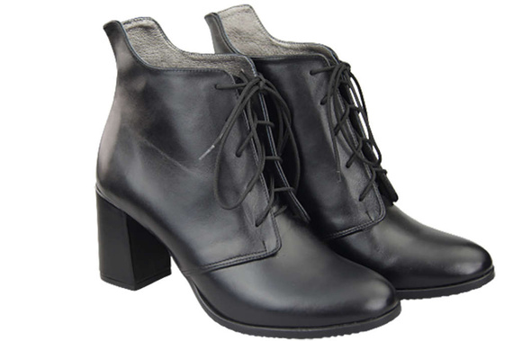 Shoes Boots for women Lace-up Winter natural leather 174 Z ElitaBut