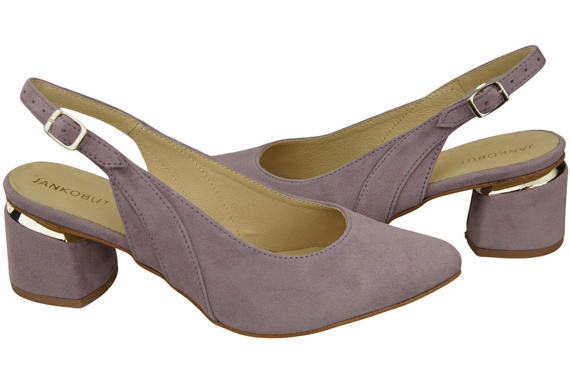 Women's Sandals in Natural Suede Leather - Elegance and Comfort 196 Z ElitaBut