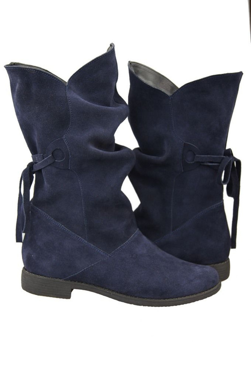 Shoes Women's boots Winter natural leather velor 999 Z ElitaBut