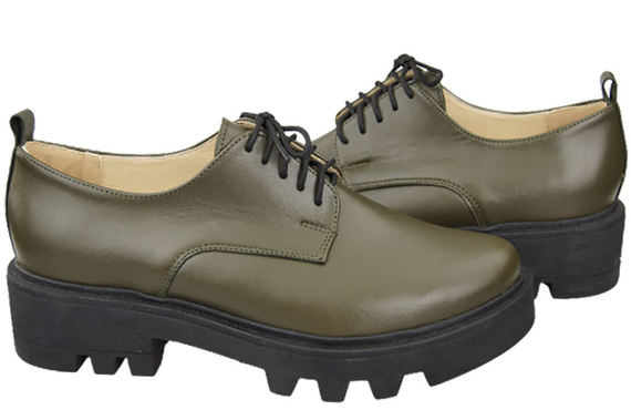 Women's shoes Lace-up leather Natural 180 ElitaBut