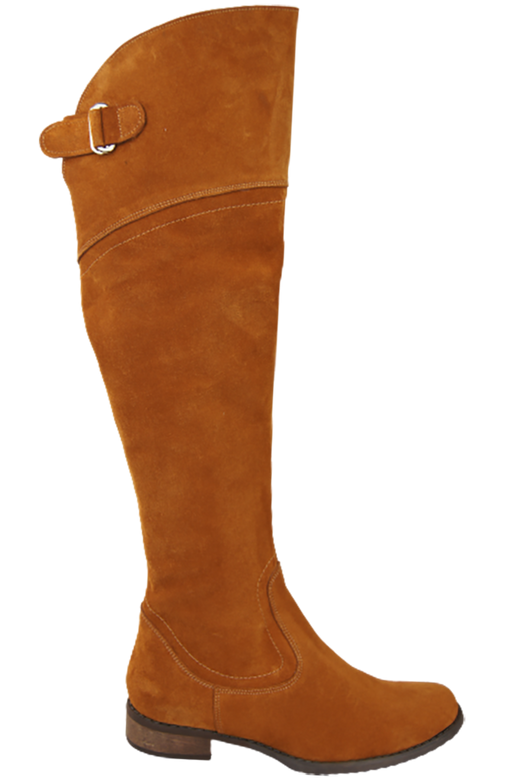 Shoes Boots Women Boots Over-the-knee boots Over-the-knee natural leather Velor 154 ElitaBut