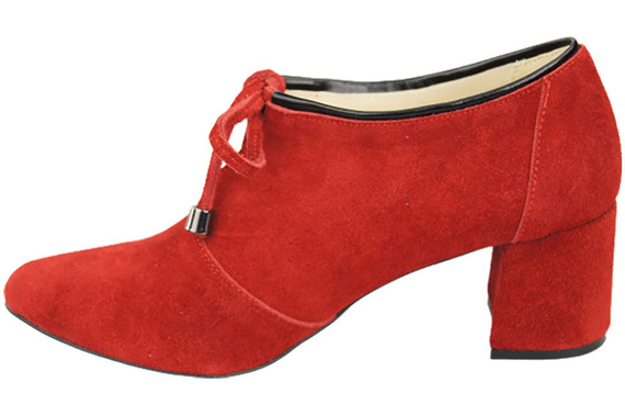 Women's shoes Low shoes Natural leather velor 183 ElitaBut