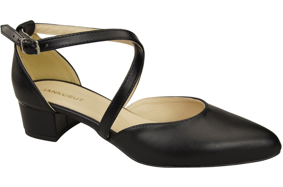 Women’s Leather Sandals  with Straps Low Heel 223 ElitaBut