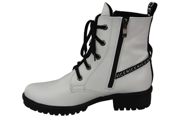 Footwear Boots Women's boots with the inscription NICE Natural Leather 173 L ElitaBut