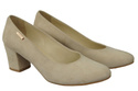 Women's Shoes Pumps Natural Leather Suede 125 ElitaBut