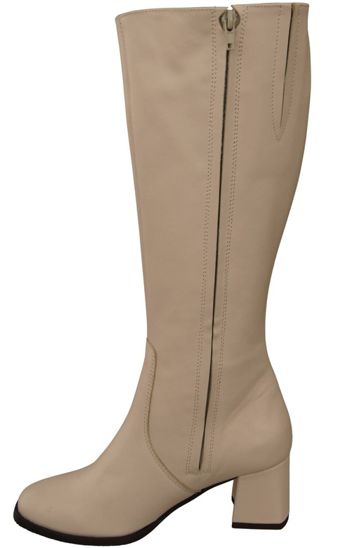 Comfortable Footwear Women's Boots Low Heel Natural Leather 212 ElitaBut