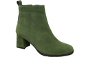 Women’s ankle boots in genuine suede leather, stable block heel, with zipper – 224 ElitaBut