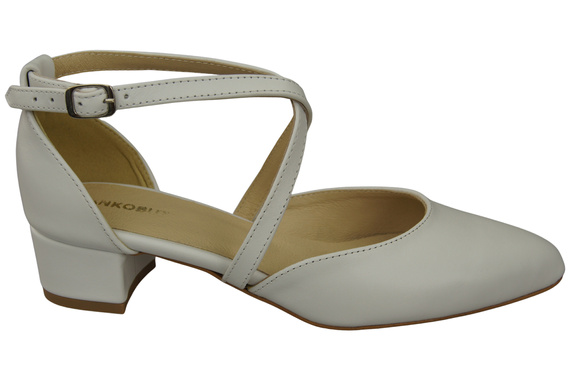 Women’s Leather Sandals with Straps Low Heel 223 ElitaBut