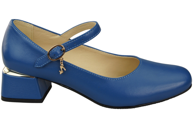 Women's shoes Pumps with a strap, natural leather 202 ElitaBut