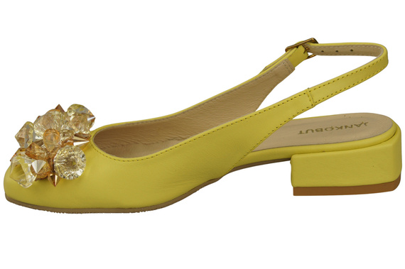 Women's Shoes Sandals with Crystals Natural Leather 215 ElitaBut