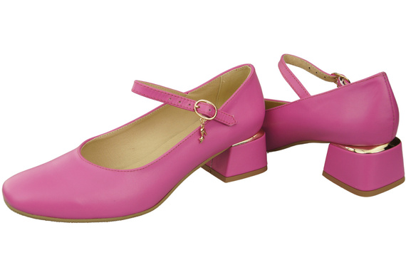 Women's shoes Pumps with a strap, natural leather 202 ElitaBut