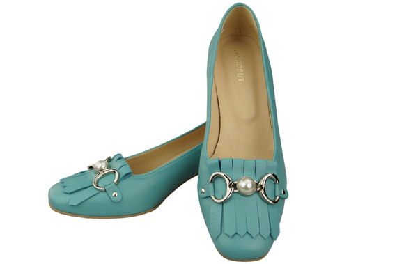 Women's shoes Pumps Natural leather 195 ElitaBut