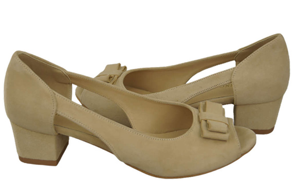 Women's Shoes Sandals Natural Leather Suede 145 ElitaBut