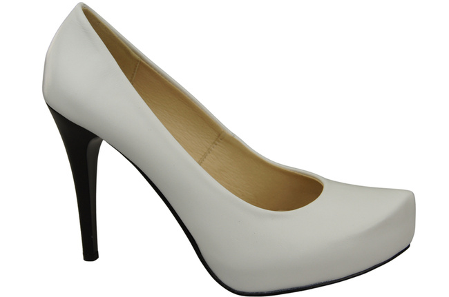 Women's shoes Pumps High heels natural leather 205 ElitaBut