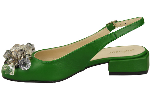 Women's Shoes Sandals with Crystals Natural Leather 215 ElitaBut