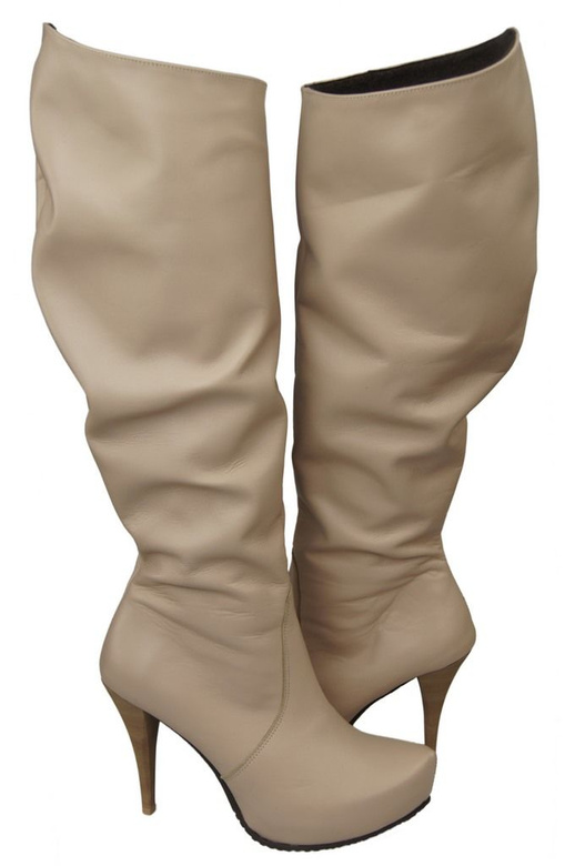 Footwear Women's boots Platform Natural Leather 120 ElitaBut