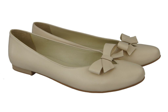 Shoes Ballerinas Women's natural leather 998 ElitaBut