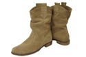 Shoes Women's boots Saszki Winter natural leather velor 117 Z ElitaBut